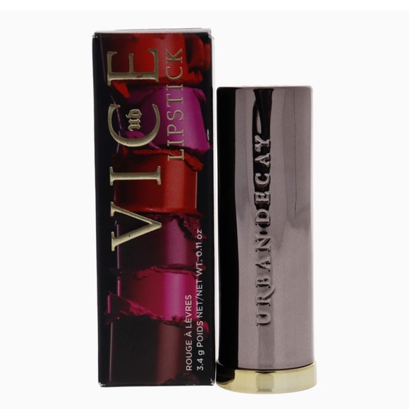 NEW URBAN DECAY Vice Lipstick Bad Blood Comfort Matte - Picture 13 of 13